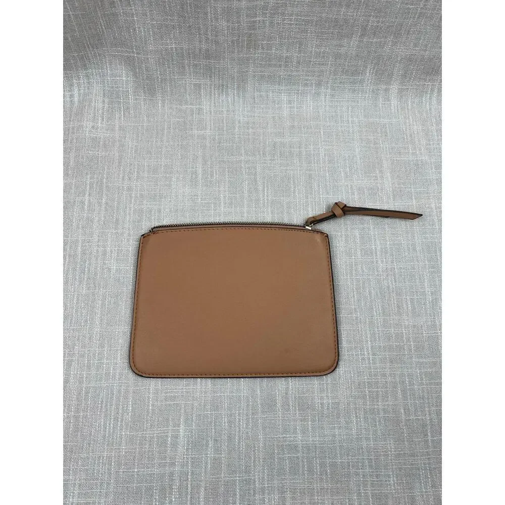 Elegant Brown Clutch‎ Pouch with Zipper